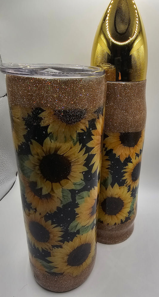 Sunflower 20 oz Cup w/ 16 oz Thermos