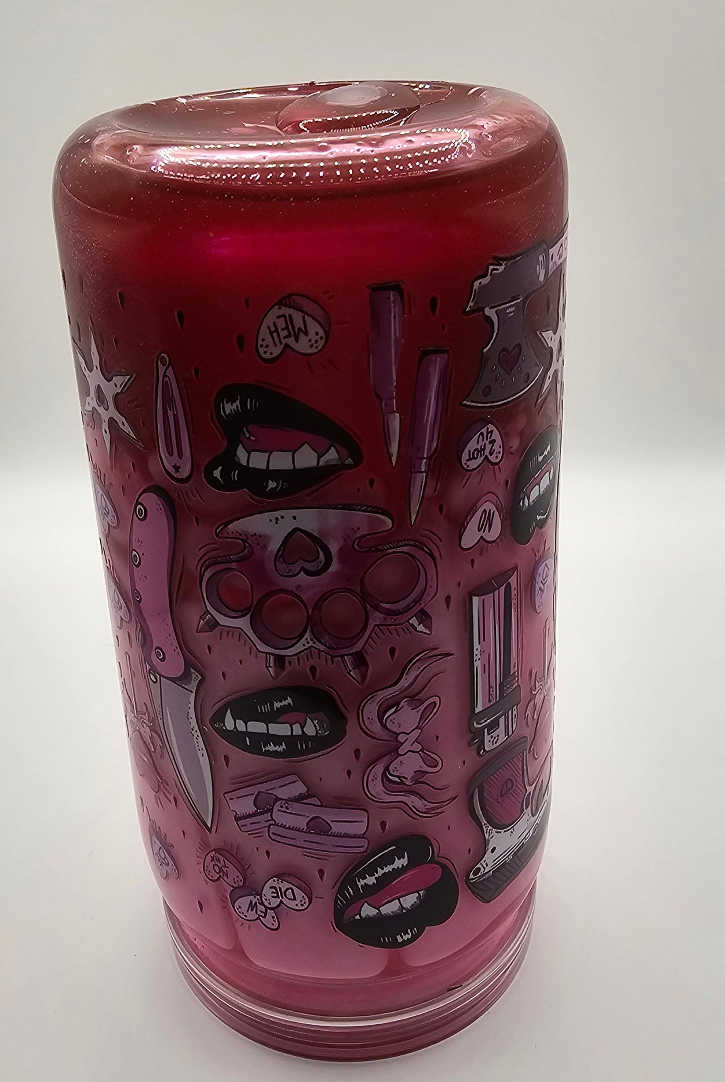 16 oz dual drip gothy/vampire