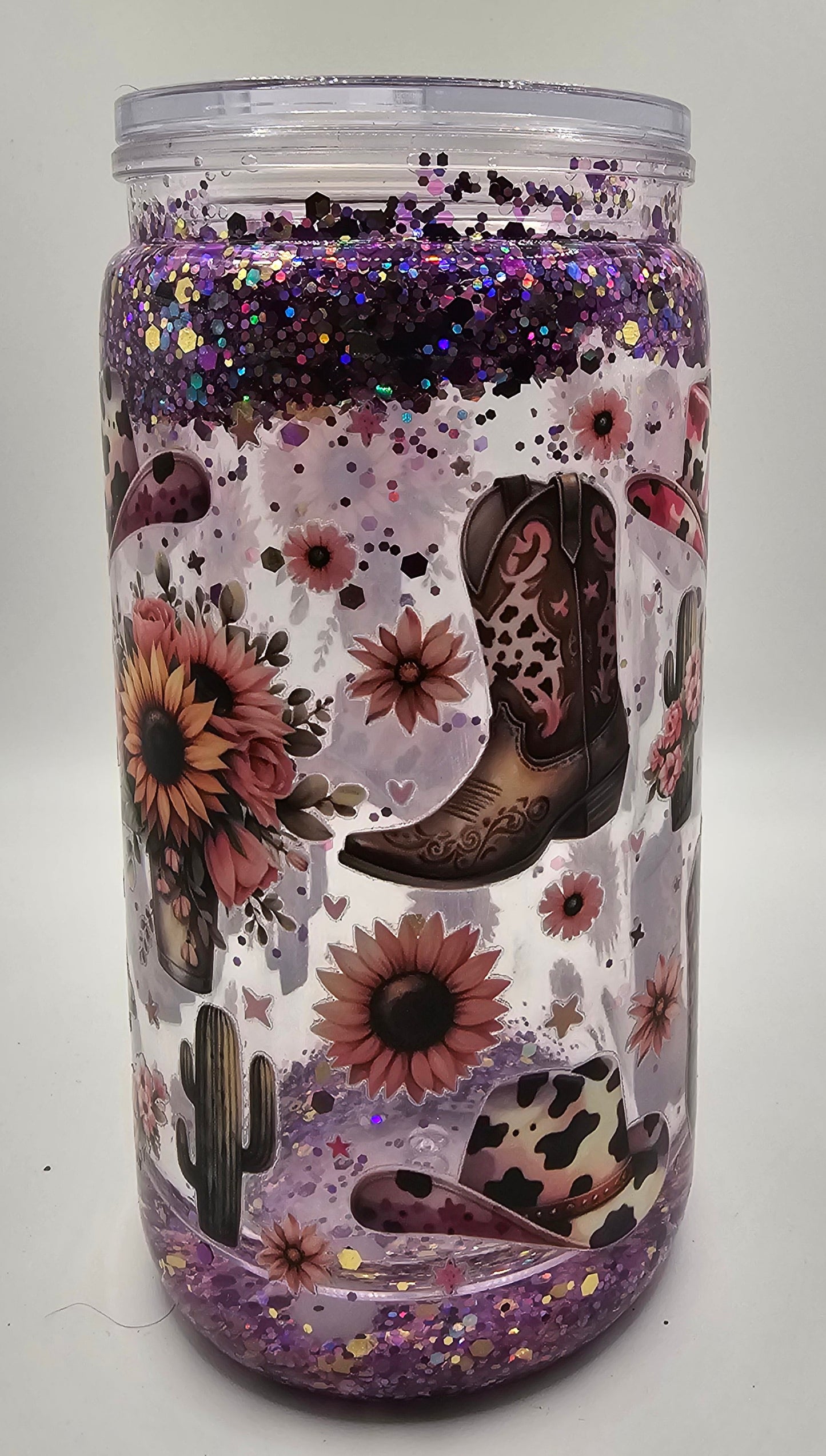 Boots hats sunflowers