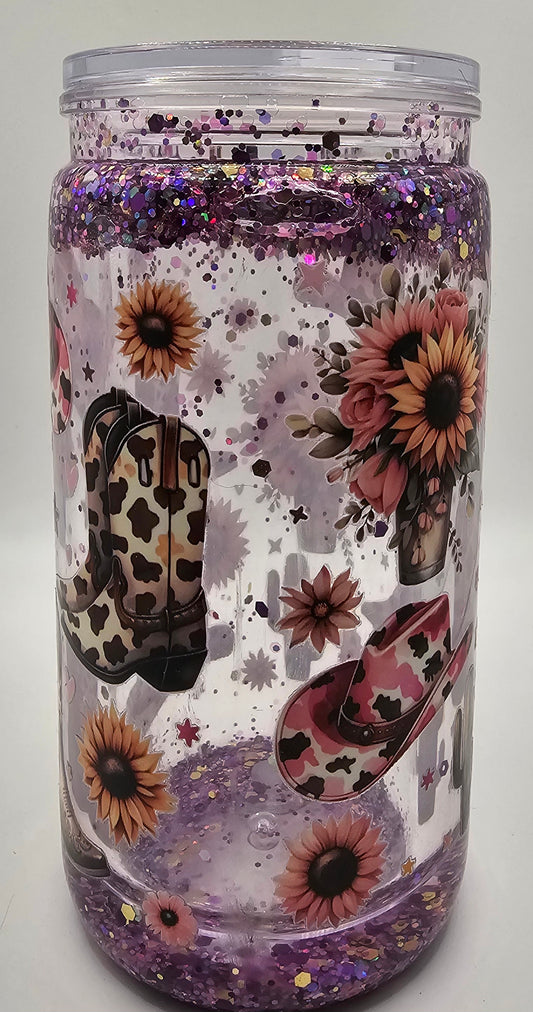 Boots hats sunflowers