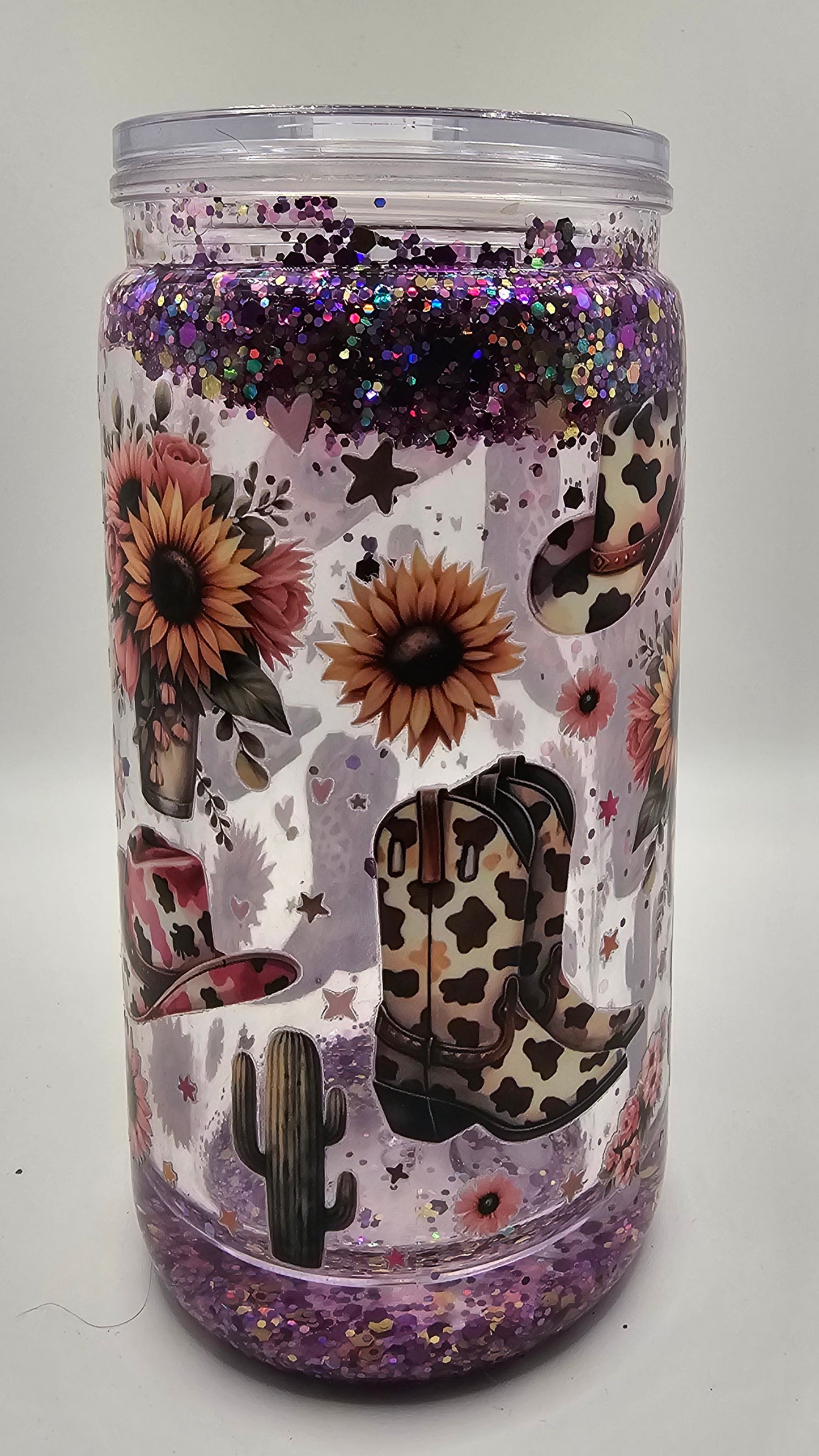 Boots hats sunflowers