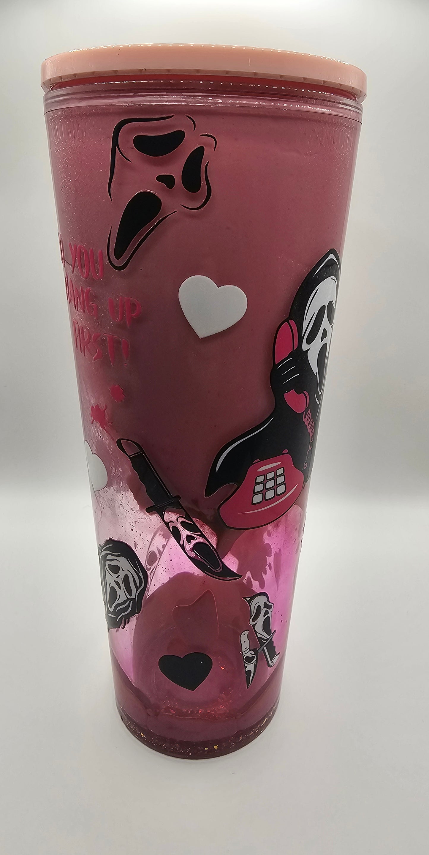 You hang up first drip cup