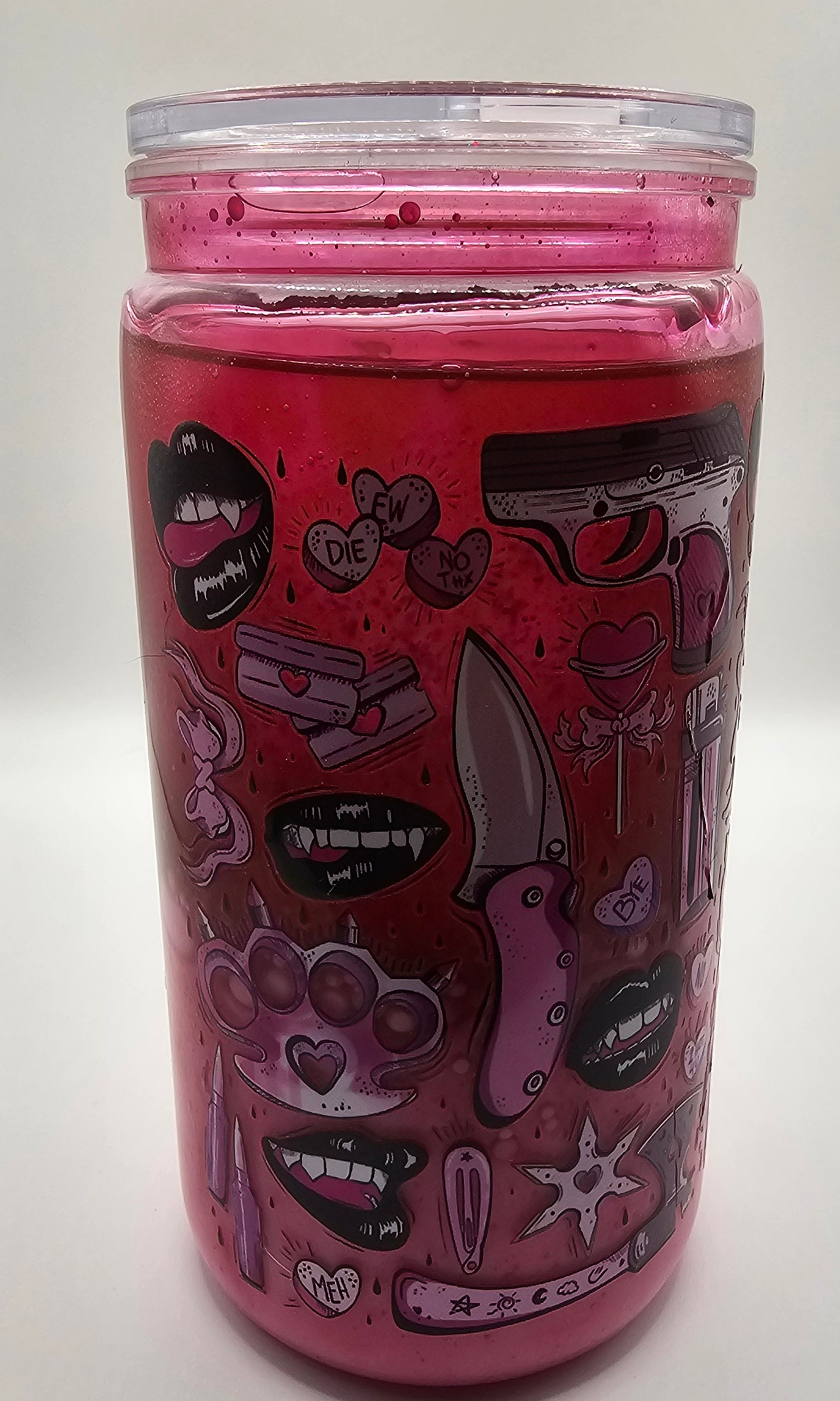 16 oz dual drip gothy/vampire