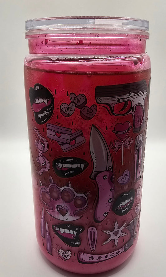 16 oz dual drip gothy/vampire