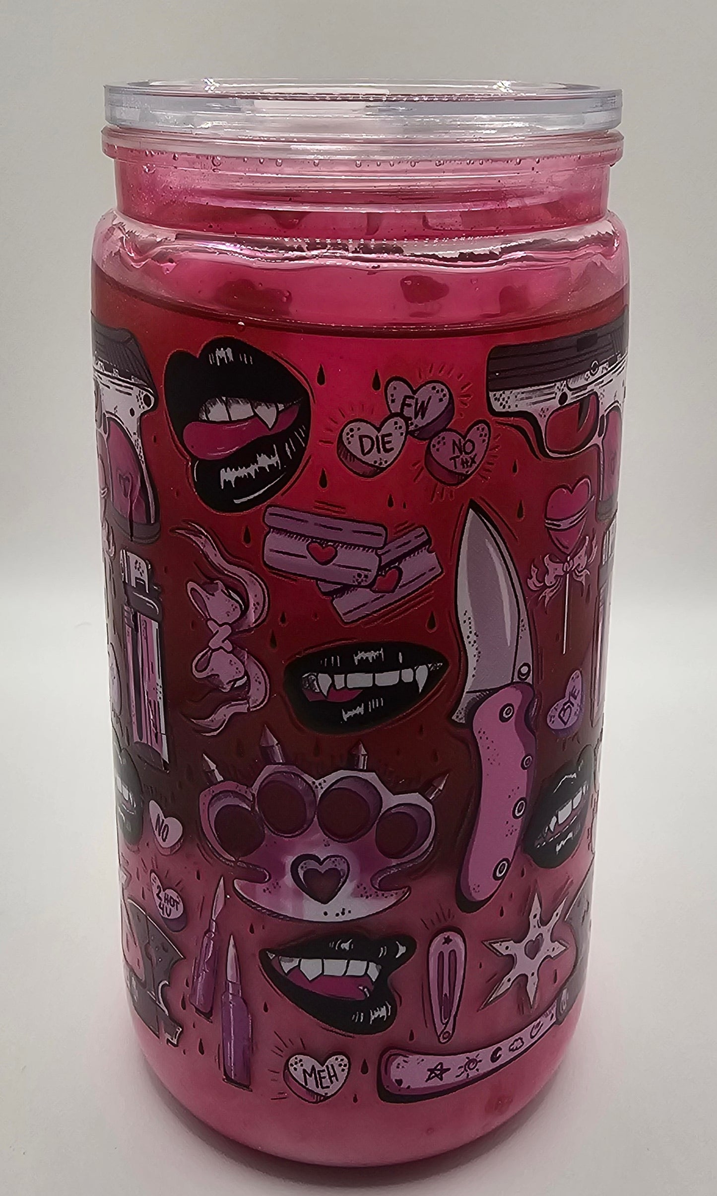 16 oz dual drip gothy/vampire